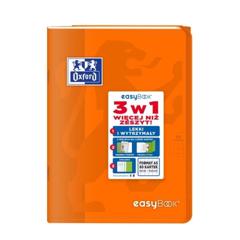 Zeszyt A5 EASYBOOK 60k. 90g krata Oxford (400146693)