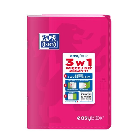 Zeszyt A5 EASYBOOK 60k. 90g krata Oxford (400146693)