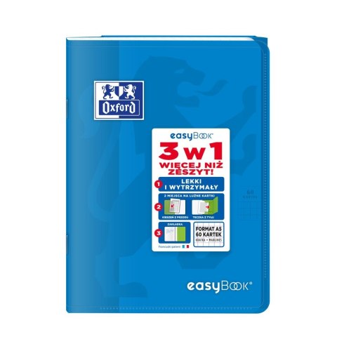 Zeszyt A5 EASYBOOK 60k. 90g krata Oxford (400146693)