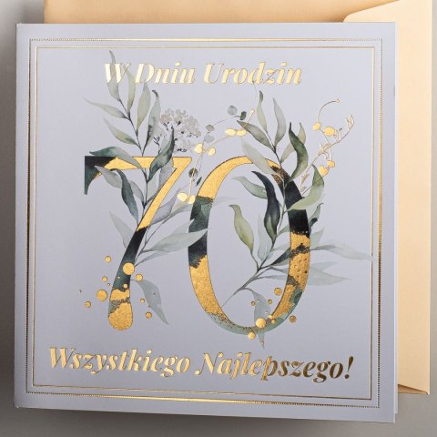Kartka składana C6 urodzinowy Art Nuvo (5902973359565)