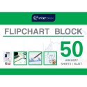 Blok do tablic flipchart Interdruk 50k. 80g czysty [mm:] 1000x640 (FLI50)