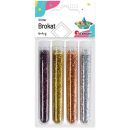 Brokat Titanum Craft-Fun Series kolor: mix 4 kolor. (MTJF-CSG4P)