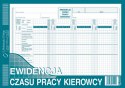 Druk offsetowy Michalczyk i Prokop Ewidencja czasu pracy kierowcy A4 40k. (817-1)