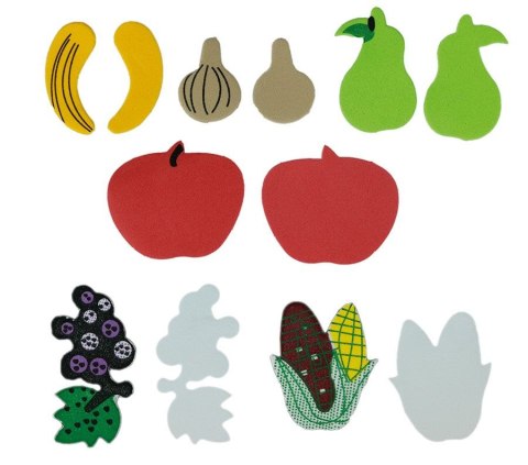 Naklejka (nalepka) Craft-Fun Series piankowe Owoce Titanum (4673)