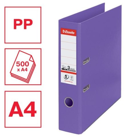 Segregator dźwigniowy No.1 Power A4 75mm fioletowy Esselte (811530)