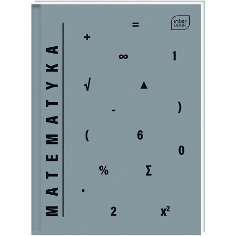 Brulion tematyczny A5 A5/80 k 5902277332448 80k. 70g linia Interdruk (Matematyka)