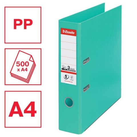 Segregator dźwigniowy No. 1 Power A4 75mm zielony jasny Esselte (811312)