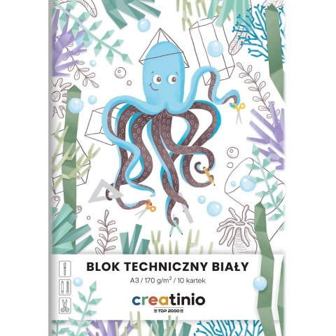 Blok techniczny Top 2000 A3 10k