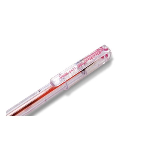 Długopis BKL77 SUPERB wkład czerwony 0,7mm Pentel (BKL77)