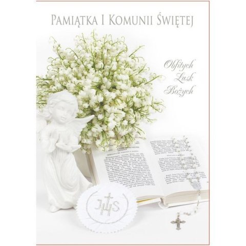 Kartka składana B6 komunia Pol-Mak
