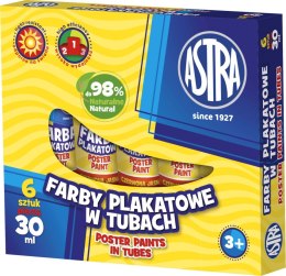 Farby plakatowe Astra kolor: zielony jasny 30ml 1 kolor.