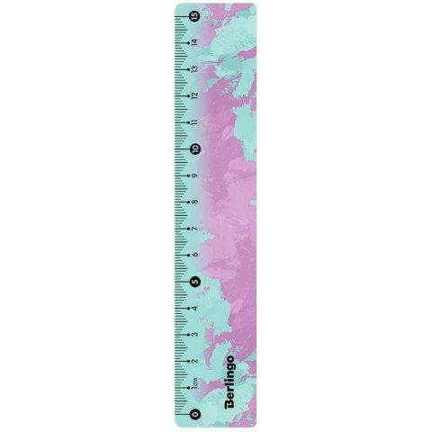 Linijka plastik Haze 15cm Berlingo (4260709085227)