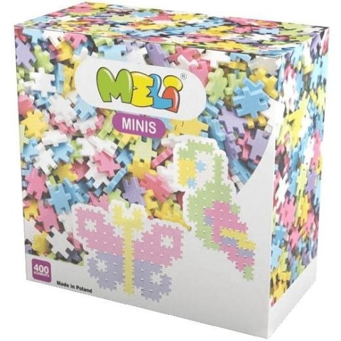 Klocki plastikowe Meli Minis Pastel 400 sztuk (50305)