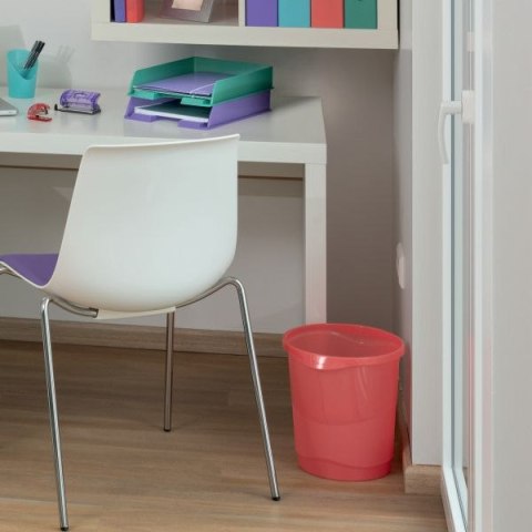 Kosz na śmieci Colour Breeze plastik kolor: niebieski 14L Esselte (626289)