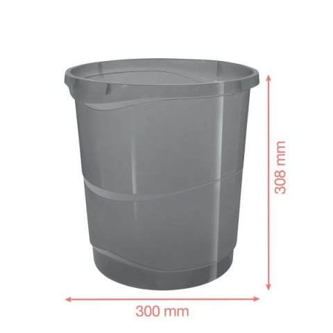 Kosz na śmieci Colour Breeze plastik kolor: niebieski 14L Esselte (626289)
