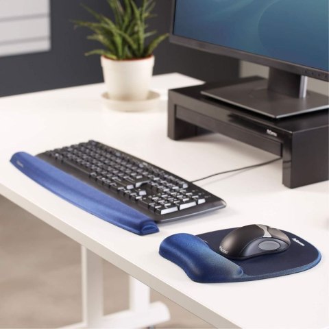 Podkładka pod mysz Memory Foam granatowa niebieska Fellowes (9172801)