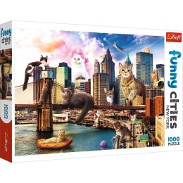 Puzzle Trefl Koty w Nowym Jorku 1000 el. (10595)