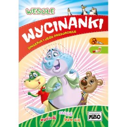 Książeczka edukacyjna Niko Wesołe wycinanki. Dinozaur i jego przyjaciele.