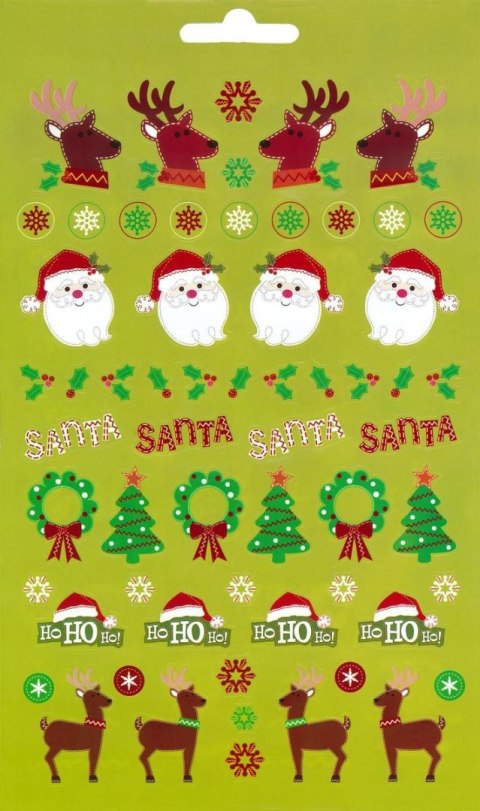 Naklejka (nalepka) Craft-Fun Series 6 plansz Titanum (Boże Narodzenie)