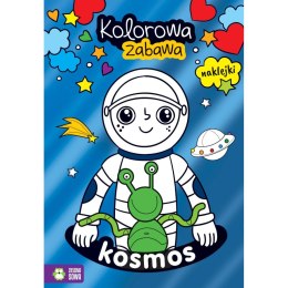 Książeczka edukacyjna Zielona Sowa Kolorowa zabawa Kosmos