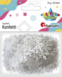 Konfetti Titanum Craft-Fun Series płatki śniegu (284814)