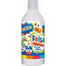 Farby plakatowe Bambino Bambino w butelce 500 ml kolor: biały 500ml 1 kolor. (biała)