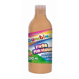 Farby plakatowe Bambino Bambino w butelce 500 ml kolor: cielisty 500ml 1 kolor. (cielista)