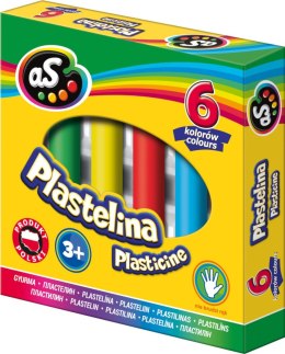 Plastelina As 6 kol. mix (303219001)