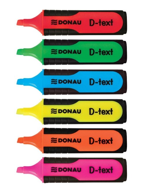 Zakreślacz D-Text wkład różowy 1,0-5,0mm Donau (7358001PL-16)