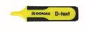 Zakreślacz D-Text wkład żółty 1,0-5,0mm Donau (7358001PL-11)