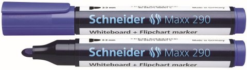 Marker suchościeralny Maxx 290 wkład niebieski 2,0-3,0mm okrągła końcówka Schneider (SR129003)