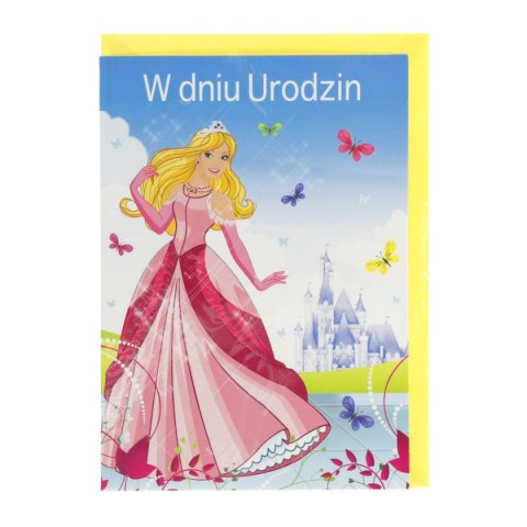 Kartka składana B6 Laurka dziecięca Pol-mak