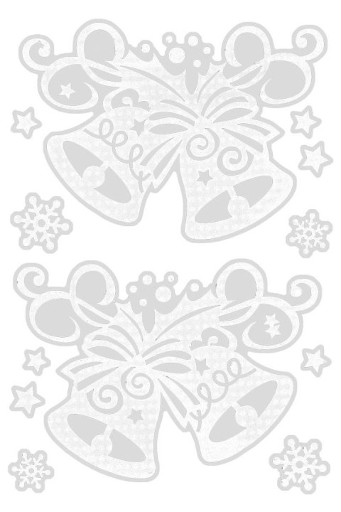 Naklejka (nalepka) Craft-Fun Series Dzwonki Titanum (CMS-001)