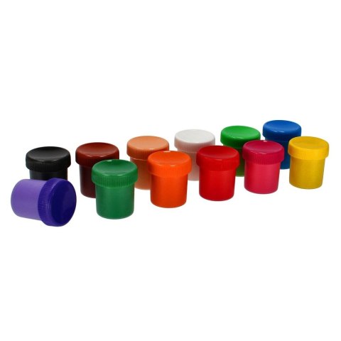 Farby plakatowe Dino kolor: mix 20ml 12 kolor. Starpak (493206)
