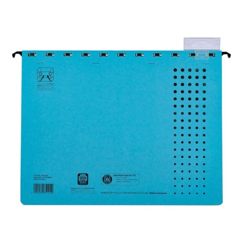 Skoroszyt A4 Chic Ultimate wiszący niebieski karton 230g Elba (100552091)
