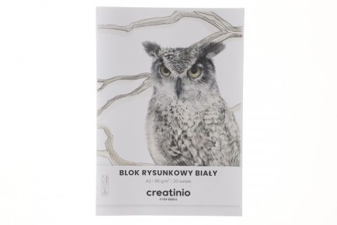 Blok rysunkowy Top 2000 Creatinio A3 biały 90g 20k (400176664)