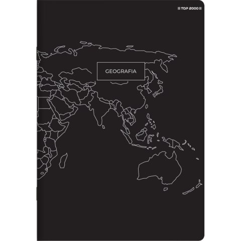 Zeszyt A5 geografia mix 60k. 70g krata Top 2000 (400168980)