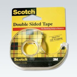 Taśma dwustronna Scotch 12x6,3 [mm x m] (136)