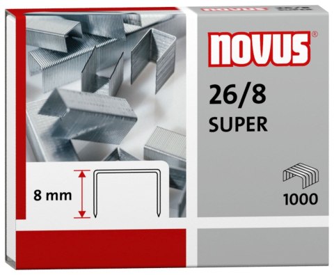 Zszywki 26/8 Novus 26/8 1000 szt