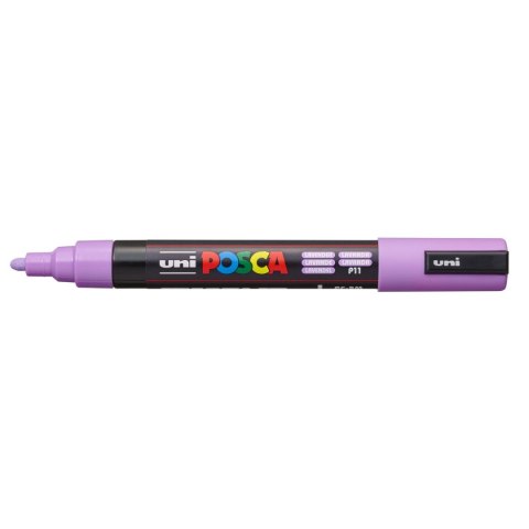 Marker specjalistyczny Posca wkład lawendowy 1,8-2,5mm okrągła końcówka Uni (PC-5M pastel)