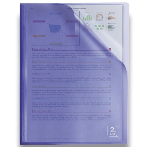 Teczka ofertowa 2nd Life A4 kolor: mix 20 kieszeni [mm:] 230x318 Oxford (400059341)