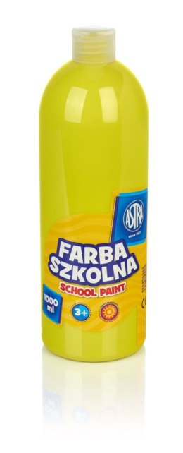 Farby plakatowe Astra szkolne kolor: cytrynowy 1000ml 1 kolor.