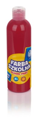 Farby plakatowe Astra szkolne kolor: czerwony ciemny 250ml 1 kolor.