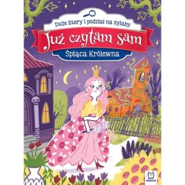 Książeczka edukacyjna Aksjomat Już czytam sam. Śpiąca Królewna. Duże litery i podział na sylaby