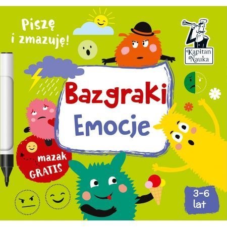 Książeczka edukacyjna Kapitan Nauka Bazgraki Emocje