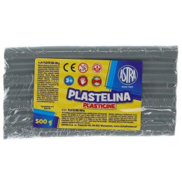 Plastelina Astra 1 kol. popielata 500g