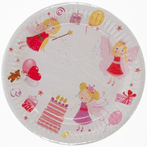 Talerz jednorazowy 18 cm papier śr. 180mm Pol-mak