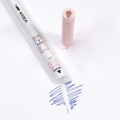 Długopis wymazywalny wkład niebieski 0,7mm Kidea (DWAKA)