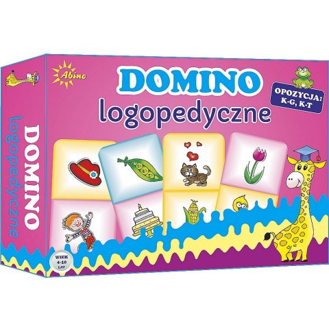 Gra edukacyjna Abino domino logopedyczne domino logopedyczne