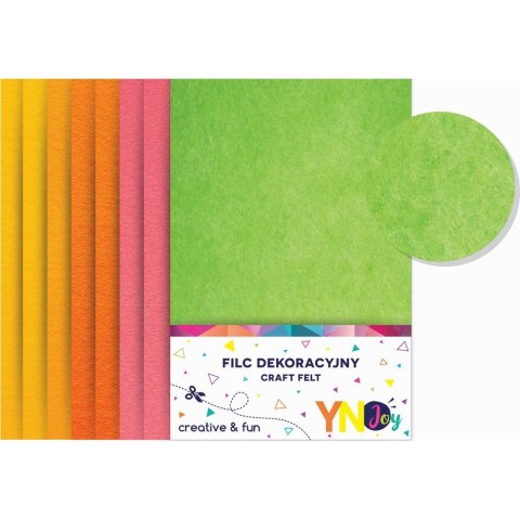 Filc kolor: mix 5 ark. [mm:] 210x297 Interdruk